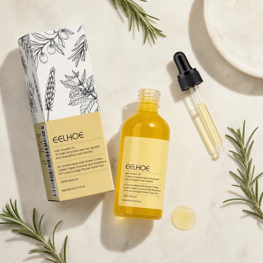 Nordlyx Hårolja – Rosmarin & Argan 60 ml 3